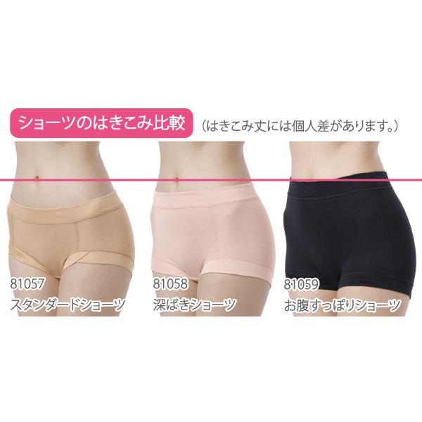 深ばきショーツ 深履きショーツ お肌にやさしい下着 Fleep フリープ 日本製 ネコポス可 81058 サイズ S M L LL | Fleep | 20
