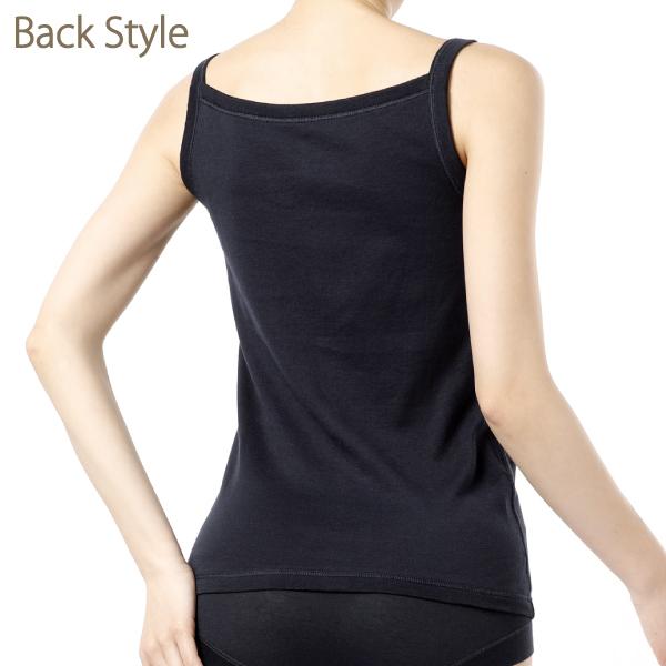 キャミソール ハイバック ハイバックキャミ お肌にやさしい下着 Fleep フリープ インナーウェア 日本製 ネコポス可 81063 サイズ S M L LL | Fleep | 05