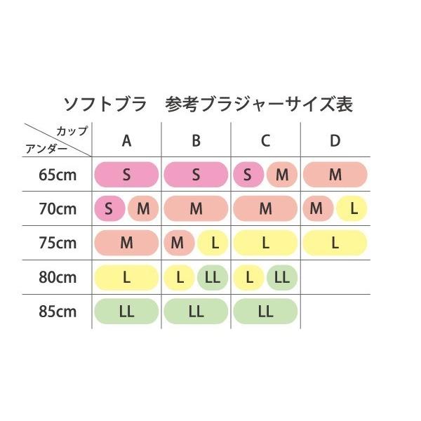 ブラジャー ソフトブラ ナイトブラ お肌にやさしい下着 Fleep フリープ 綿100％ ノンワイヤー 後ろホック 3段階調節 日本製 ネコポス可 82073 S M L LL bra | Fleep | 15