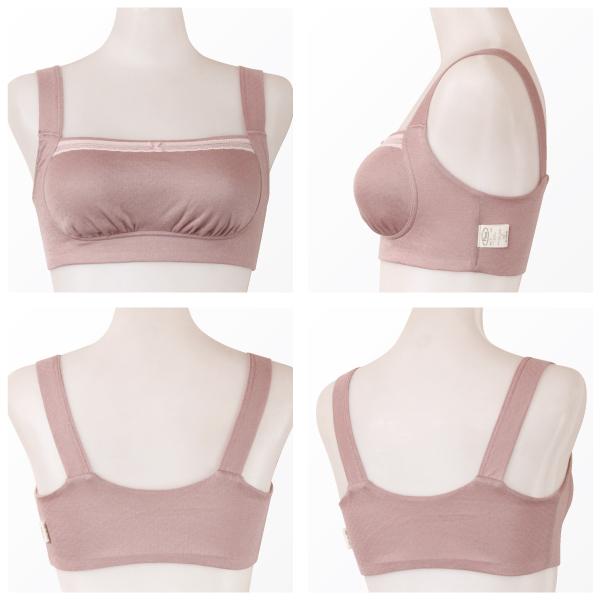 WEB限定 ブラジャー ピーナッツパットブラ ナイトブラ お肌にやさしい下着 Fleep フリープ 綿100％ ノンワイヤー ソフトブラ 82078 M L LL ネコポス可 bra | Fleep | 12