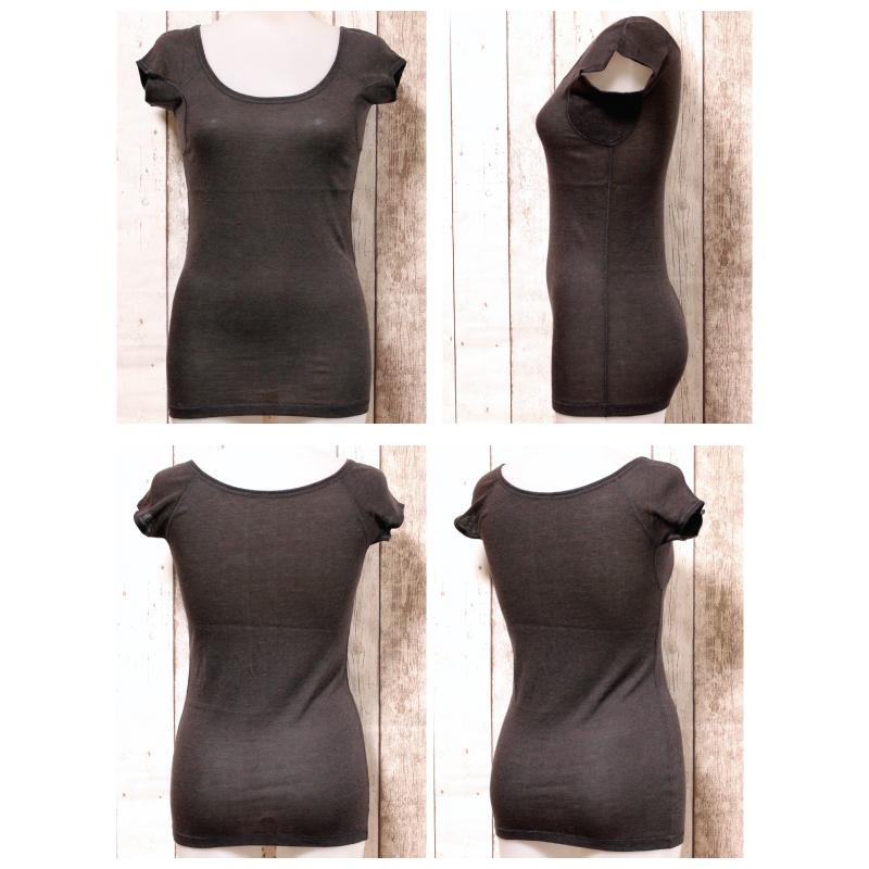 サマー 汗取りパット付き フレンチインナー お肌にやさしい下着 Fleep フリープ 汗取り インナー 半袖 フレンチ袖 シンプル ネコポス可 84065 S M L LL | Fleep | 10