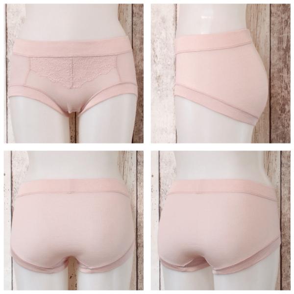 スタンダードショーツ シンプルレーシー お肌にやさしい 敏感肌 乾燥肌 かゆみ Fleep フリープ 日本製 セット 術後 ネコポス可 84090 S M L LL | Fleep | 10