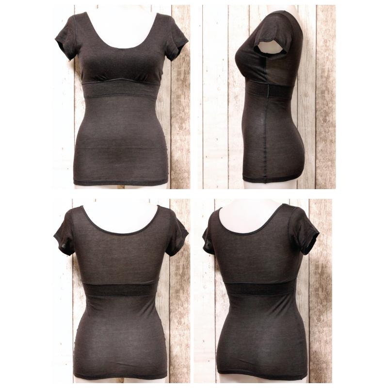 サマー カップ付きフレンチ ブラトップ シンプル お肌にやさしい下着 Fleep フリープ ナイトブラ ノンワイヤー 日本製 ネコポス可 84109 S M L LL | Fleep | 08