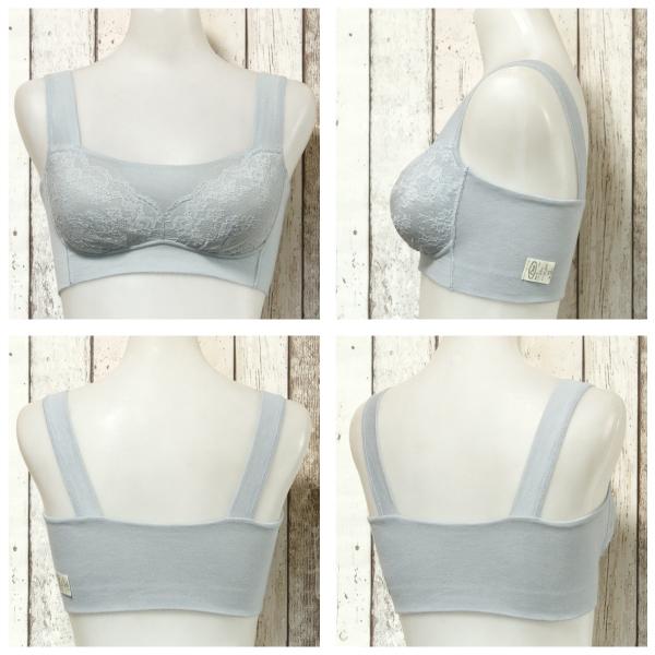 ブラジャー サマー ソフトサポートブラ 爽やか 上品 大人 ナイトブラ お肌にやさしい下着 Fleep フリープ ノンワイヤー ネコポス可 84115 M L LL bra | Fleep | 18
