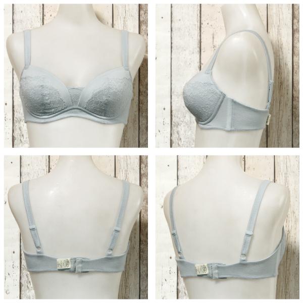 ブラジャー サマー ノンワイヤーブラ 爽やか 上品 大人 ナイトブラ お肌にやさしい下着 Fleep フリープ ノンワイヤー ネコポス可 84116 S M L LL bra | Fleep | 15