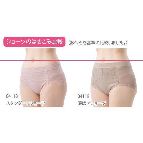 サマー 深ばきショーツ 深履きショーツ 爽やか 上品 大人 お肌にやさしい下着 Fleep フリープ パンツ ネコポス可 84119 M L LL | Fleep | 13