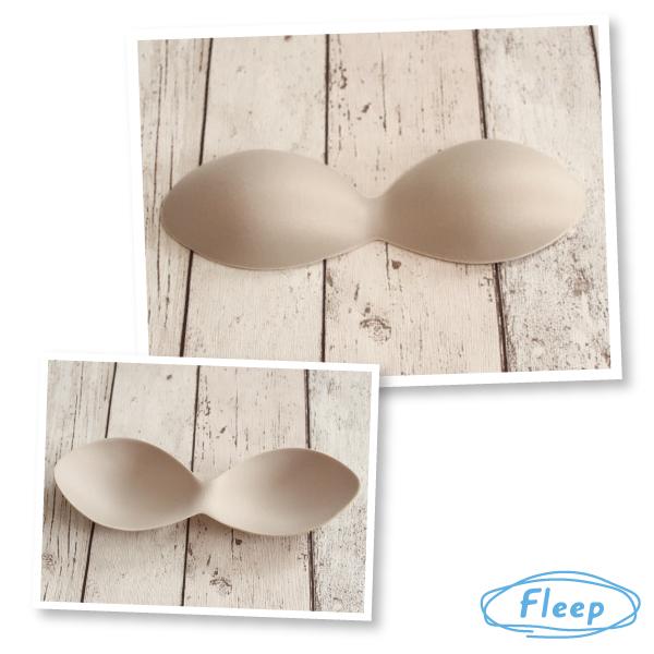 バストパット ピーナッツパット お肌にやさしい下着 Fleep フリープ パット カップ 中国製 ネコポス不可 86015 | Fleep