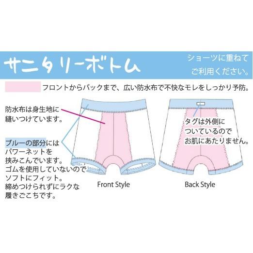 サニタリーオーバーパンツ お肌にやさしい下着 Fleep フリープ サニタリーショーツに重ねて もれにくい 日本製 ナプキン インナーウェア ネコポス可 86016 M L | ブランド登録なし | 09