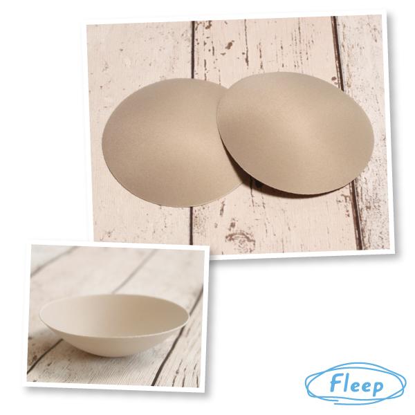 バストパット 丸パット 2個1セット お肌にやさしい下着 Fleep フリープ パット カップ 中国製 ネコポス不可 86023 | Fleep