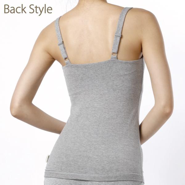 WEB限定品 コンフォート ブラキャミ カップ付き Fleep フリープ 綿混 綿ベア天 ブラトップ スポーツ リラックス ストレッチ 日本製 ネコポス可 87018 M L LL | Fleep | 05