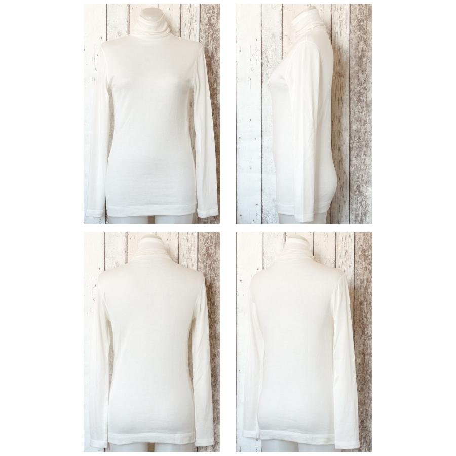 長袖Tシャツ ボトルネック コンフォート 肌にやさしい Fleep フリープ エアーニット ティーシャツ 日本製 ネコポス可 87022 S M L LL | Fleep | 14