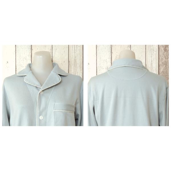 リラックスウェア WEB限定 父の日 男女兼用 前開き パジャマ ルームウェア お肌にやさしい Fleep フリープ 送料無料 88024 綿100％ 日本製 ネコポス不可 | Fleep | 06