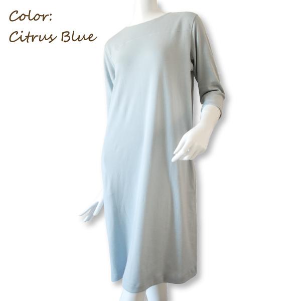リラックスウェア WEB限定 7分袖ワンピース パジャマ ルームウェア 綿100％  お肌にやさしい Fleep フリープ 送料無料 88025 部屋着 日本製 ネコポス不可 | Fleep | 08