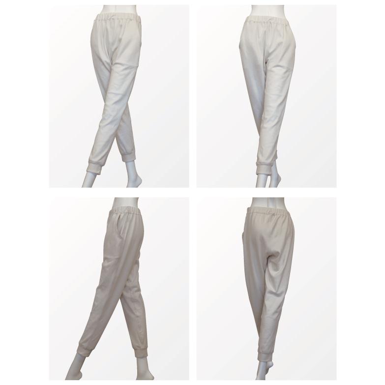 WEB限定 コットンスムース の ジョガーパンツ パジャマ ルームウェア お肌にやさしい Fleep フリー プ 送料無料 88027 綿100％ 日本 製 M L ネコポス可 | Fleep | 08