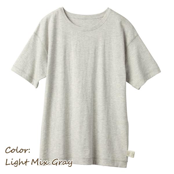 リラックスウェア クルーネック 半袖 Tシャツ 薄手 パジャマ ルームウェア 綿100％  お肌にやさしい Fleep フリープ 送料無料 88029 部屋着 日本製 ネコポス可 | Fleep | 13