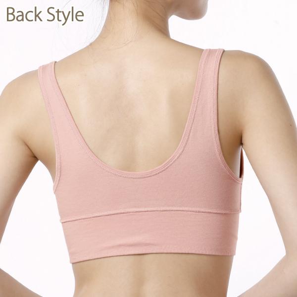 前開きブラ ブラジャー 前開き ハーフトップ ナイトブラ ノンワイヤー フロントホック 日本製 乳がん 術後 ネコポス不可 98086 M L LL 3L bra | ブランド登録なし | 03