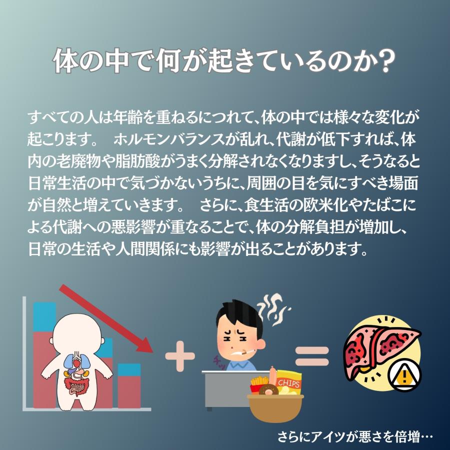 【エチケット サプリメント】龍氣養命堂／エチケット 酵素　サプリ 2本（お得な2か月分）（フェイスシートが黄ばむ方にもおすすめの 国産 モテサプリ） |  | 02