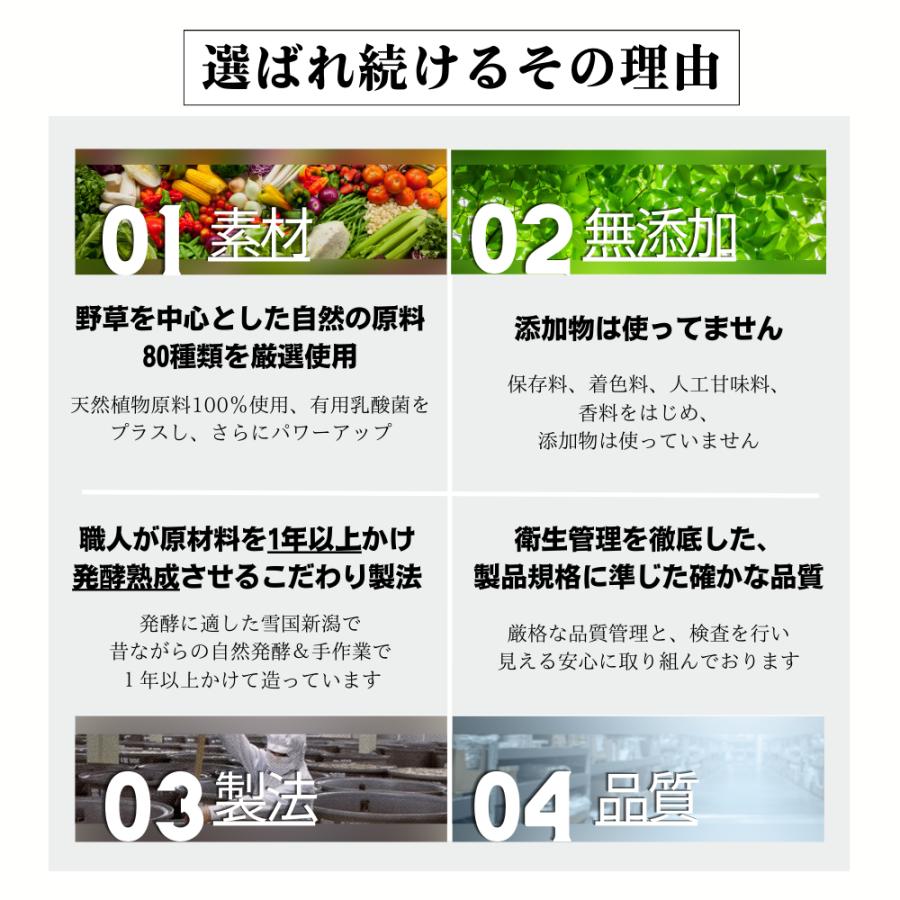 プレミアム仕様｜龍氣養命堂【野草濃縮発酵液 ユアラーゼプラス】720ml |  | 04