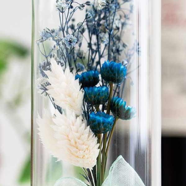 ルーマニア·ガラスの丸花瓶[小さな花束 ドライフラワー コルクボトル 花 小さな花束 小さい花束 ミニブーケ