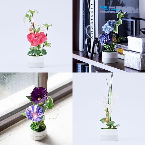 アートフラワー インテリア雑貨 お花の置物 日本の十二季 ひと枝 アティフィシャルフラワー 生まれた月のお誕生日