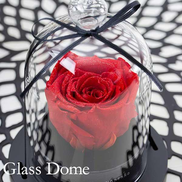 プリザーブドフラワー 幸せのダイヤモンドローズ リトルベル 花