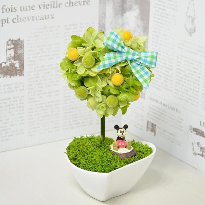 プリザーブドフラワー ディズニー トピアリー グリーン フラワーギフト 花 贈り物 プレゼント 母の日 Topi Disney3 フルール ココ 通販 Yahoo ショッピング