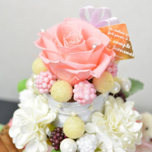 プリザーブドフラワー ウェディングケーキ風フラワーケーキ3段 カラー ピンク 結婚祝い 贈り物 プレゼント 花 Weddingcake P フルール ココ 通販 Yahoo ショッピング