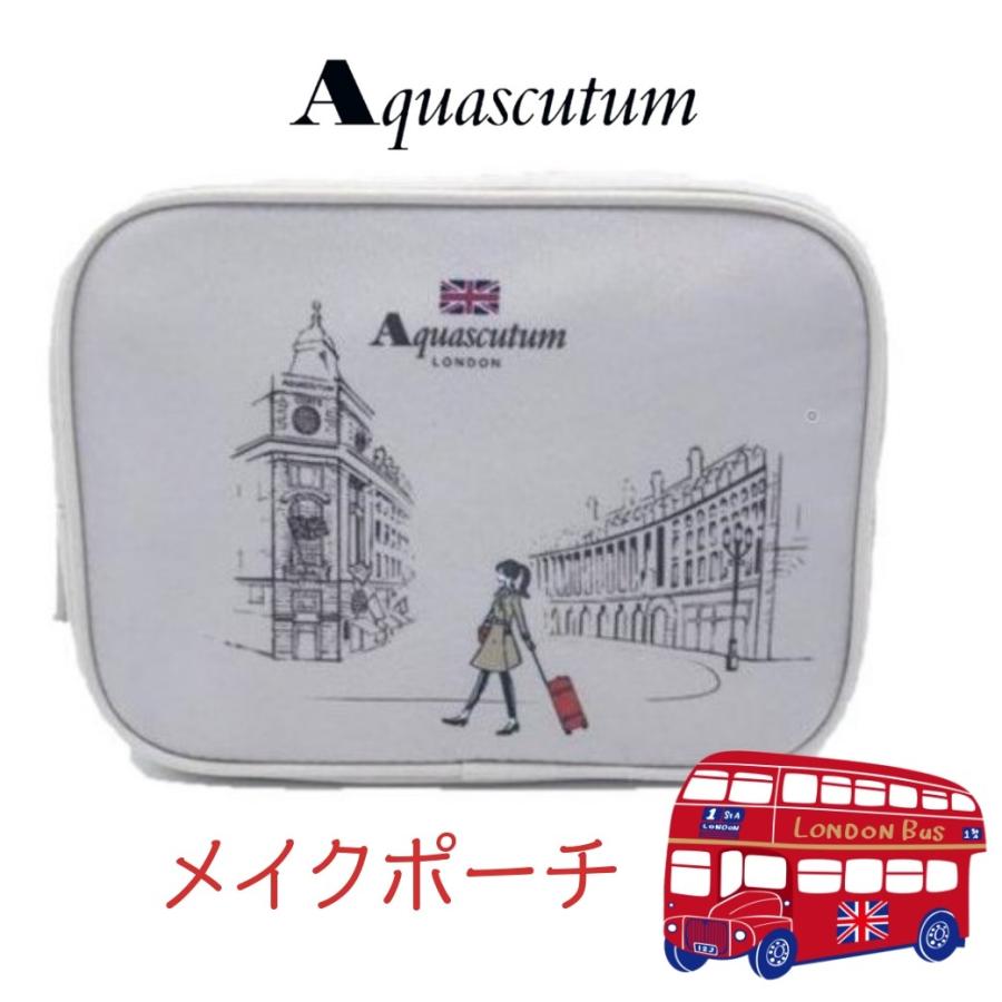 アクアスキュータム 期間限定 化粧ポーチ 街並み柄 バッグ レディース ブランド ギフト 女性 誕生日 プレゼント お礼 お返し お祝い 112 285 フルール ド カメリア Yahoo 店 通販 Yahoo ショッピング