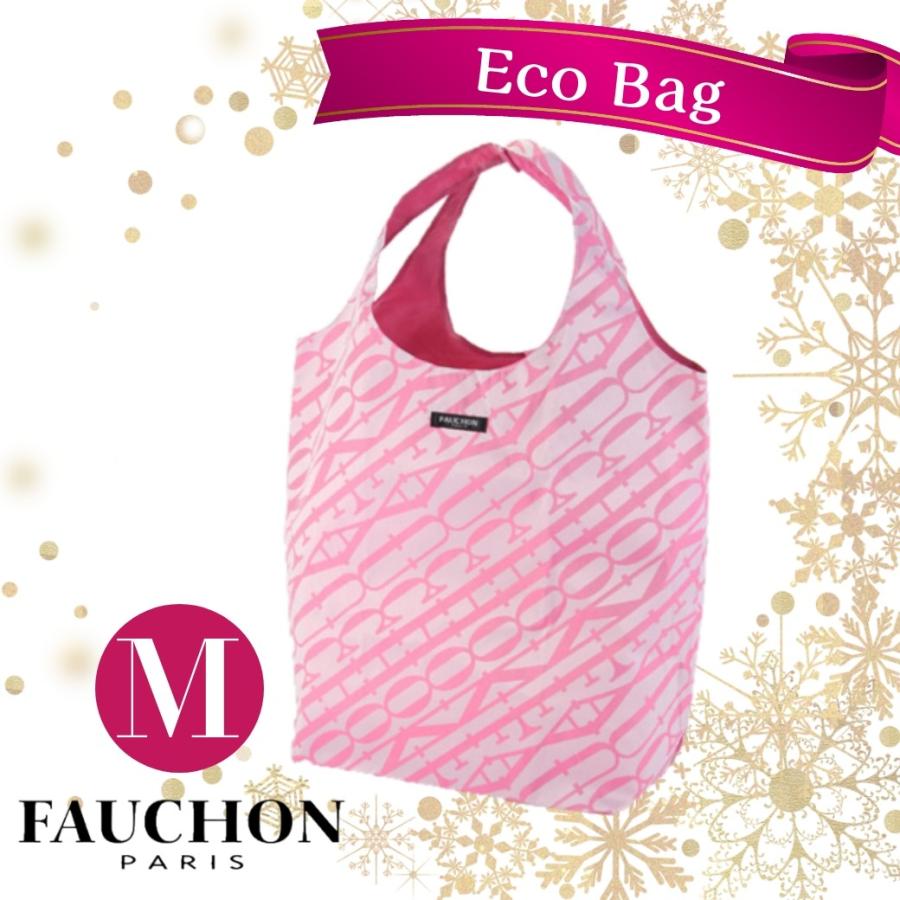 ファッション Fauchon フォション マイバッグ Lサイズ ロゴ柄 エコバック トートバッグ 折りたたみ 買い物 女性 レディース Wantannas Go Id
