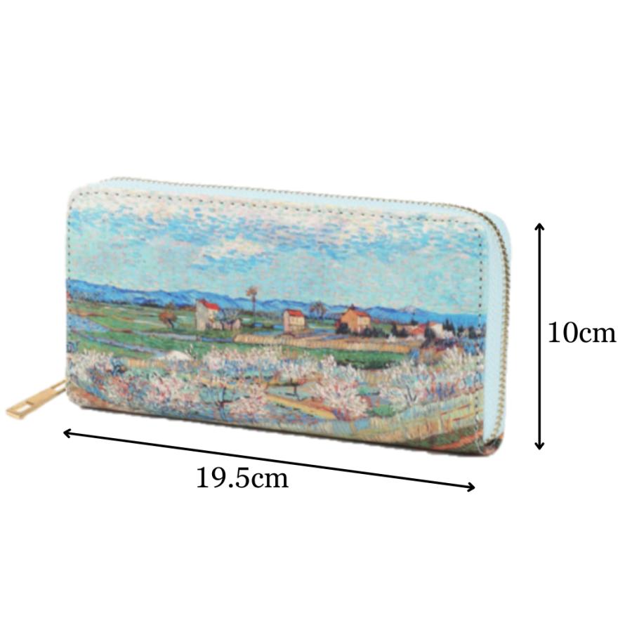 財布 ゴッホ 風景 長財布 印象派 世界の名画 美術 芸術 絵画 財布 ゴッホ 風景 長財布 印象派 世界の名画 美術 芸術 絵画
