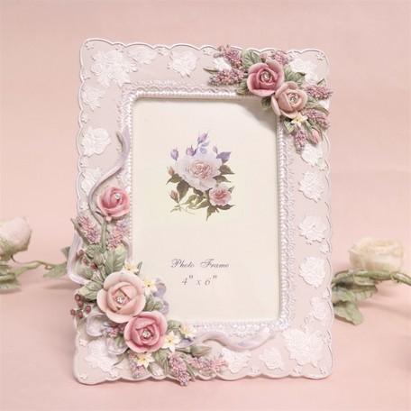 フォトフレーム 写真立て ローズブーケ ギフト 姫系雑貨 女性 誕生日プレゼント お礼 お返し お祝い 宅急便コンパクト可 Lcd 7245 フルール ド カメリア Yahoo 店 通販 Yahoo ショッピング