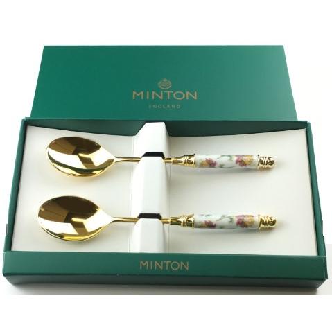 MINTON ミントン ティースプーン ゴールド 2本セット MINTON ミントン ティースプーン ゴールド 2本セット