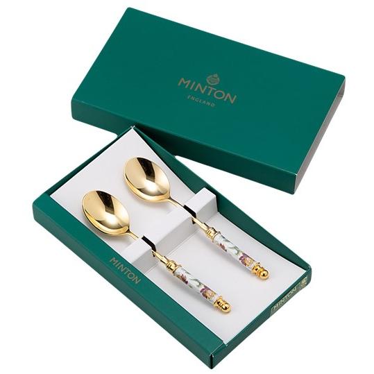 MINTON ミントン ティースプーン ゴールド 2本セット MINTON ミントン ティースプーン ゴールド 2本セット