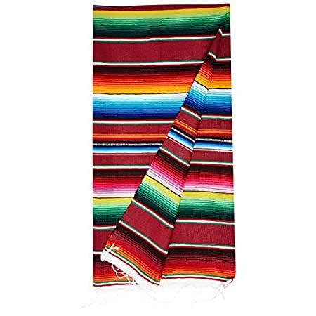 Large Authentic Mexican Blankets Colourful Serape Blankets Assorted