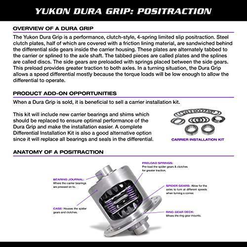 宅配便配送 【送料無料】Yukon Gear & Axle (YDGGM8.2-3-28-1) 28スプライン デュラグリップ ポジトラクション GM 8.2 ディファレンシ