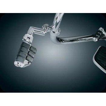 Kuryakyn 7993 Motorcycle Foot Controls: Offset Dually ISO Highway Pegs with