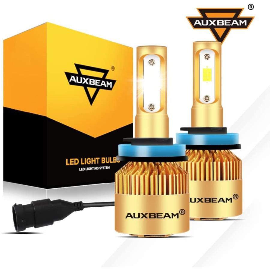 Auxbeam　H11　H8　Bright　LED　6500K　H9　Light　Bulbs,　S3　Series　8000LM　Extremely