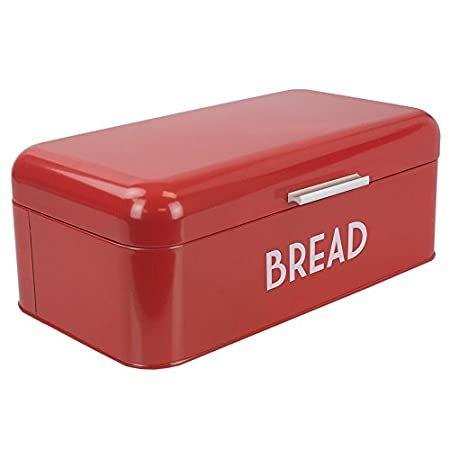Home Basics Metal Bread Box with Lid by Home Basics