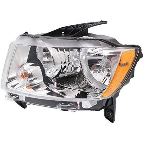 Evan　Fischer　Headlight　with　Compatible　2011-2013　Jeep　Cherokee　Grand　Clear
