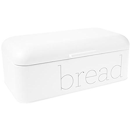 Bloomingville A97306648 Metal Bread Bin, White