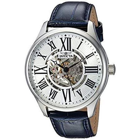 【送料無料】Invicta Mens 23634 Vintage Automatic 3 Hand Silver Dial Watch