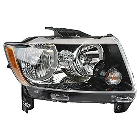 Headlight Headlamp Halogen Passenger Side Right for Jeep Compass