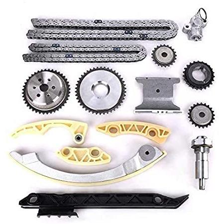 エンジンタイミングチェーンキット チェーンガイドテンショナースプロケット付き ビュイック シボレー GMC ポンティアック サーブ サターン 2.0L
