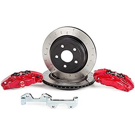 Alcon BKR5059D12 Rear Brake Kit Fits Jeep, JL, and Wrangler