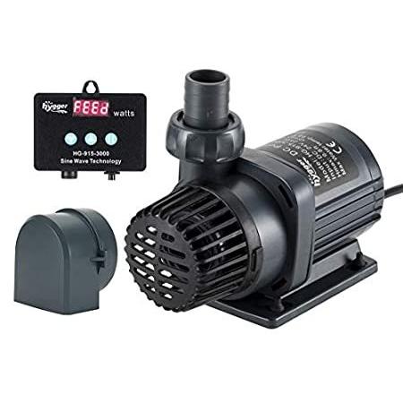 【送料無料】hygger 24V DC Water Pump Submersible Saltwater Aquarium Sump Pump with LCD