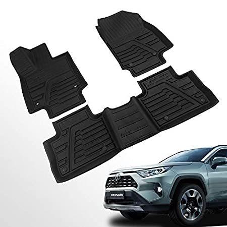 【送料無料】Bomely Fit Rav4 フロアマット TPE カーフロアマット 全天候保護 トヨタRav4 2019 2020用 アクセサリー :B08FDF5S4Q:フルール