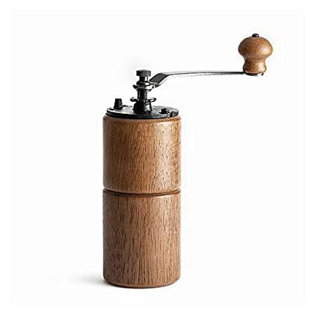 くらしを楽しむアイテム Bean Coffee 【送料無料】Manual Grinder H Capacity Large Burr Iron Cast with Mill Wooden 手挽きコーヒーミル