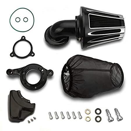 送料無料 カムチェーン ブラックディープcncカットステージ1エアクリーナーブリーザーフィルター ハーレーm8ロードキングストリートエレクトラグライド バイク 17 B08jd8mv9r ブラックディープcncカットステージ1エアクリーナーブリーザーフィルター S フルール