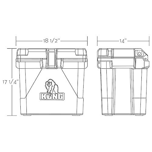 【送料無料】KONG Coolers | 20クォートクーラー | アメリカ製 | 丈夫なROTO成形クーラー (ウィンターホワイト)     商品情報    全国送料無料本商品は海外拠点に在庫がございます。その為お届けまで5~15営業日程度お時間をいただいておりま