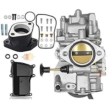 YFM350キャブレター+インテークマニホールド ヤマハウォリアービッグベア Kodiak Wolverine Moto-4 350 YFM350 A